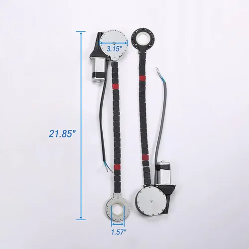 Vista 5 de JDMSPEED Nuevo Kit de conversión universal para elevalunas eléctrico con interruptores, cableado y hardware para camioneta, SUV, furgoneta y coche