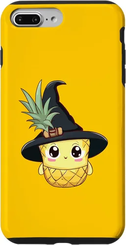 Vista 18 de Funda para iPhone 16 con diseño de piña para Halloween 2024