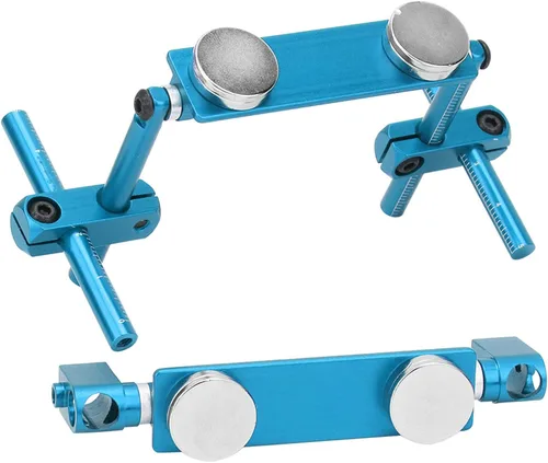 Vista 4 de Plplaaoo Kit de 2 piezas de montaje magnético invisible a control remoto - Soporte de carcasa invisible de aleación de aluminio ligero para HSP 1/10
