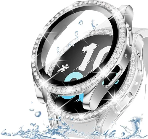 Vista 61 de DEALELE Paquete de 1 + 3 fundas compatibles con Samsung Galaxy Watch 7 Ultra (1.772 pulgadas), funda protectora de policarbonato transparente