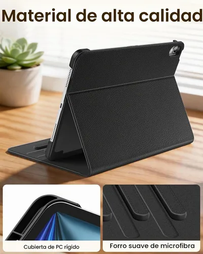 Vista 9 de Fintie Funda tipo libro para iPad Air de 11 pulgadas y iPad Air de 5ª/4ª Negro