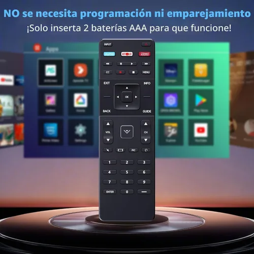 Vista 4 de Mando a Distancia de Repuesto para Vizio Smart TV XRT122