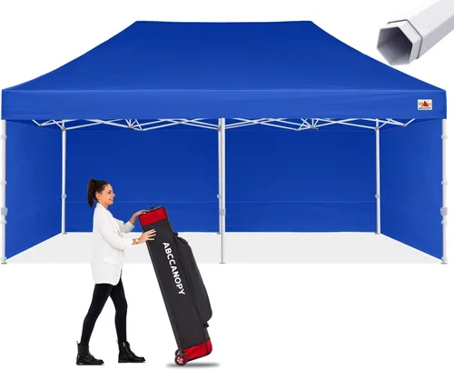 Vista 22 de ABCCANOPY - Tienda de campaña con dosel de primera calidad, sombra instantánea comercial, 10 x 15, serie premium, gris