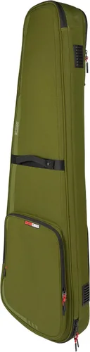Vista 37 de Gator Cases ICON Series Premium - Bolsa de concierto resistente a la intemperie para guitarras de estilo semihueco; con tiradores de cremallera