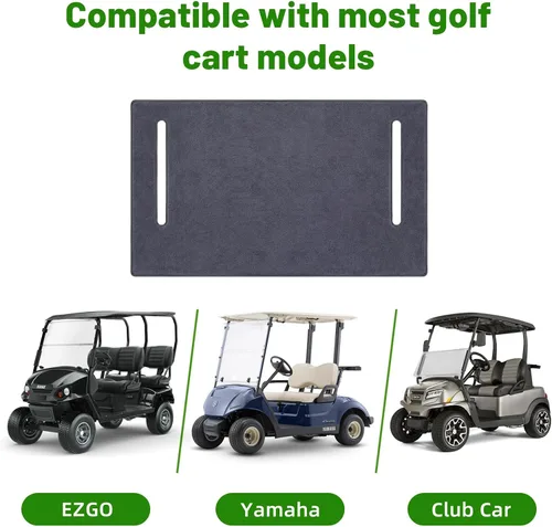 Vista 5 de Funda de asiento de carrito de golf, manta de microfibra para asiento de carrito de golf, protector de asiento de carrito de golf suave, accesorios