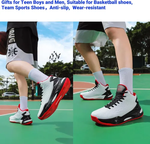 Vista 7 de Beita - Tenis de baloncesto para hombre, transpirables, antideslizantes.