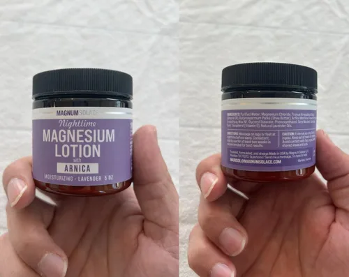 Vista 9 de Magnum Solace Loción nocturna de magnesio con árnica – Alivio calmante y relajación, magnesio altamente concentrado para músculos y articulaciones