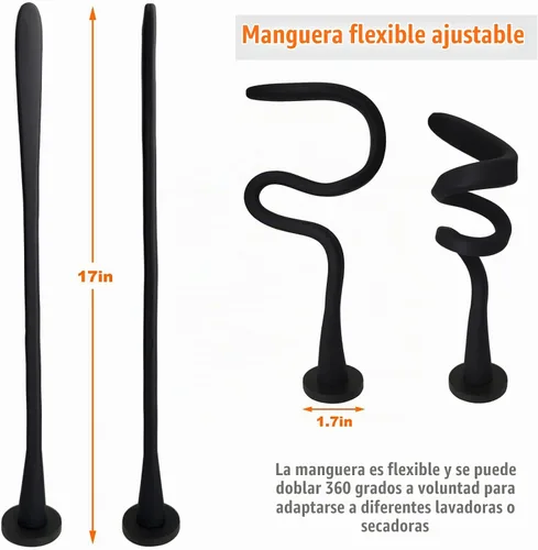 Vista 4 de Soporte y tope para puerta de lavadora de carga frontal, soporte de puerta de lavadora removible con base magnética de 43mm, tope flexible