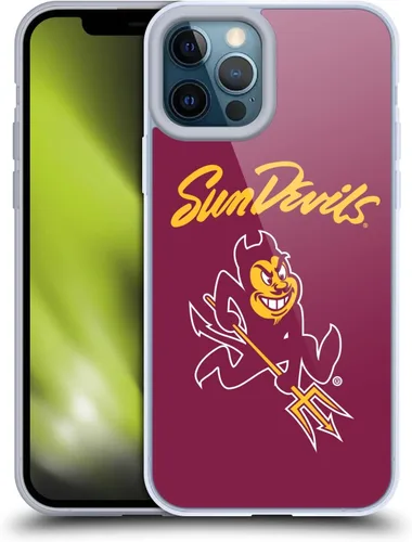 Vista 45 de Head Case Designs Funda de gel ASU Camou con licencia oficial de la Universidad Estatal de Arizona [protección de grado militar] compatible