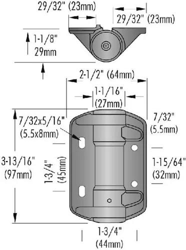 Vista 10 de National Hardware TruClose Bisagra de resorte estrecha, 3-13/16" x 2-1/2