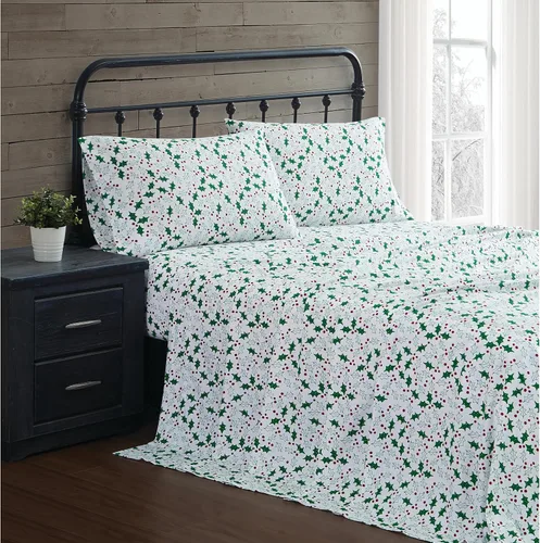 Vista 13 de TRULY SOFT Bristol - Juego de sábanas de franela de algodón múltiple de 3 piezas, diseño a cuadros, para hombres y mujeres, certificado Oeko-TEX