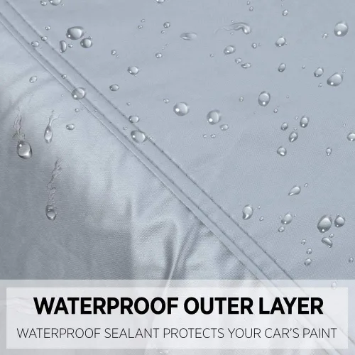 Vista 6 de Motor Trend Cubierta impermeable para auto, auténtica protección, tamaño grande, Talla full
