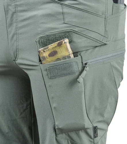 Vista 6 de Helikon-Tex OTP Pantalones Tácticos para Exteriores - Senderismo, Aplicación de la Ley, Pantalones de Trabajo Adaptive VersaStretch Verde