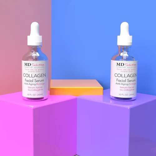 Vista 9 de Suero facial de colágeno apretado, firme y suave con péptido de colágeno y té verde, fórmula facial avanzada de reparación de colágeno