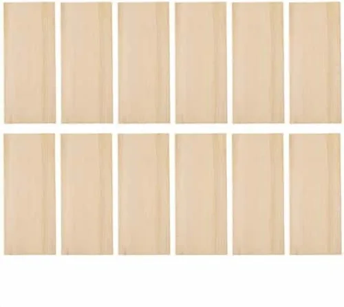 Vista 4 de Make Market Madera de pino de 12 pulgadas, tablón de madera sin terminar para proyectos, decoración, artes y manualidades, paquete de 12