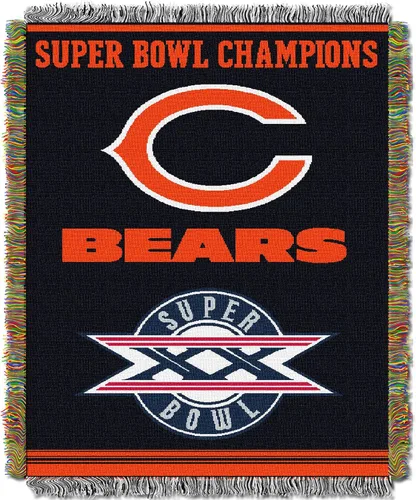 Vista 60 de Northwest NFL Woven Tapestry Wall Hanging, 48 x 60 Inches, Officially Licensed, Decorative Fringes
