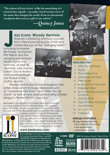 Vista 3 de Jazz Icons Woody Herman Live in '64