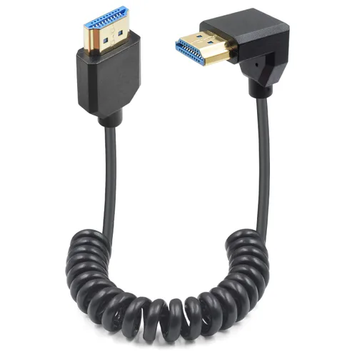 Vista 13 de Duttek Cable HDMI 8K Enrollado 3 pies - 6 pies, Cable HDMI 2.1 Enrollado 48Gbps, Cable HDMI Macho a Macho Extremadamente Delgado Soporta 8K@60Hz