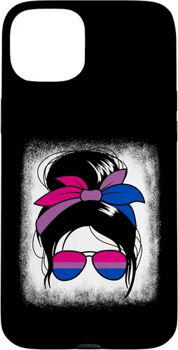 Vista 9 de iPhone 16 Bisexual Messy Bun Bi Sexual Women's Bisexual Case