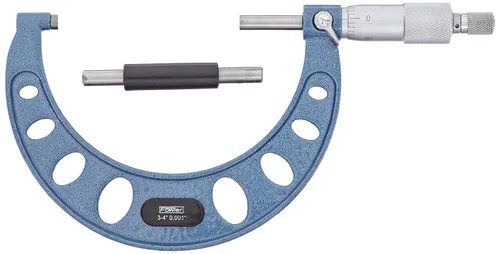 Vista 9 de Fowler 52-253-001-1, micrómetro exterior premium en pulgadas con rango de medición de 0-1