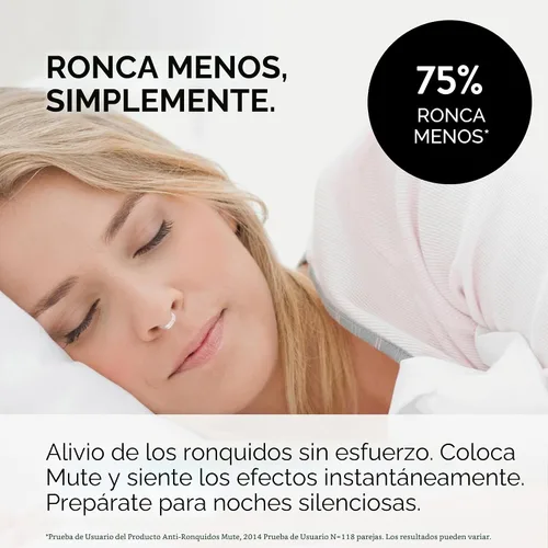 Vista 3 de Dilatador nasal para reducción de ronquidos Rhinomed Mute, S