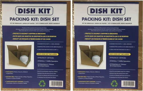 Vista 7 de Uboxes Kit divisor de celdas de plato: compartimentos de caja y bolsas de espuma (DISHSAVOR024)