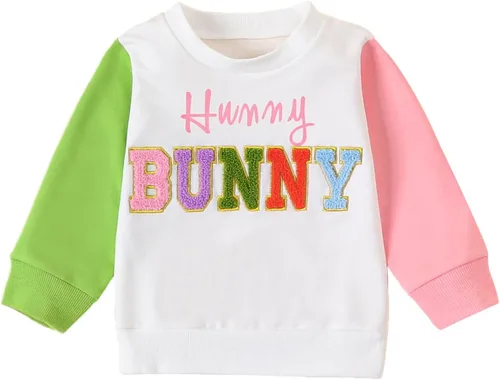Vista 142 de Traje de San Valentín para bebé, niña, niño, traje de San Valentín, sudadera de manga larga con estampado de corazón