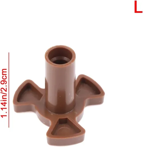 Vista 2 de 2PCS Universal Turntable Coupler Microwave Oven Roller Guide Support Tray Shaft(L)