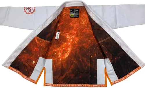 Vista 3 de FLUORY Ligero BJJ Gi, uniforme brasileño Jiu Jitsu para hombres y mujeres