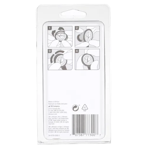 Vista 2 de 3M 40013 Littmann Kit de piezas de repuesto para estetoscopio, montaje infantil Classic II (paquete de 10)