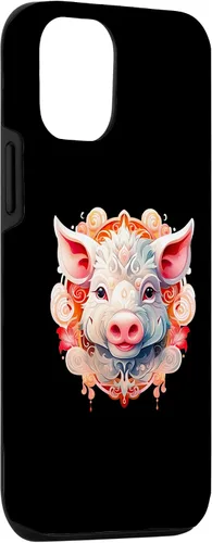 Vista 3 de Funda para iPhone 15 Año Nuevo Chino 2031 Año del Cerdo