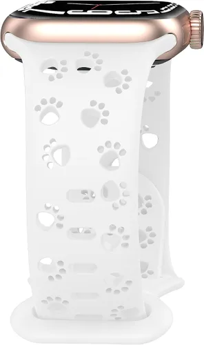 Vista 12 de Correa de silicona compatible con Apple Watch Band de 1.496 in, 1.575 in, 1.614 in, 1.654 in, 1.732 in, 1.772 in, 1.772 in, 1.772 in, 1.772 in