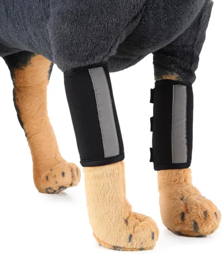 Vista 4 de 2 fundas de recuperación para callos de codo de perro, presión y dislocación de hombros para perro, protector de codo de perro
