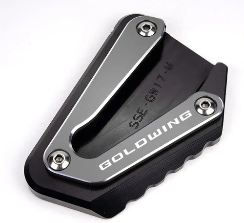 Vista 12 de MOWOK Para Goldwing GL1800 2002-2017 y 2018-2025 Goldwing GL1800 1800 Extensión de Soporte Lateral de Motocicleta con Reposapiés