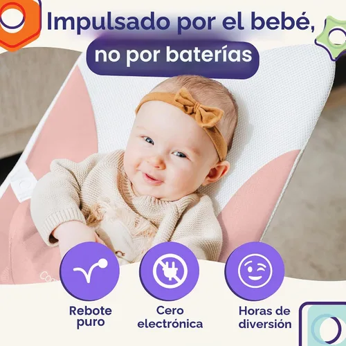 Vista 9 de ComfyBumpy - Asiento gorila para bebé, 100% tela de algodón orgánico y malla transpirable, 3 posiciones plegable, portátil, con funda de transporte
