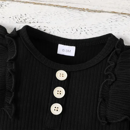 Vista 4 de PATPAT Baby Girl Clothes Long Sleeve Outfits Set Baby Girl Trousers Set
