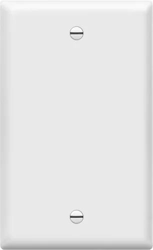 Vista 32 de ENERLITES - Placa de pared sin tornillos, cubierta de tomacorriente para ocultar imperfecciones, tamaño estándar, 1 cuadrilla, 4.68 x 2.93 pulgadas