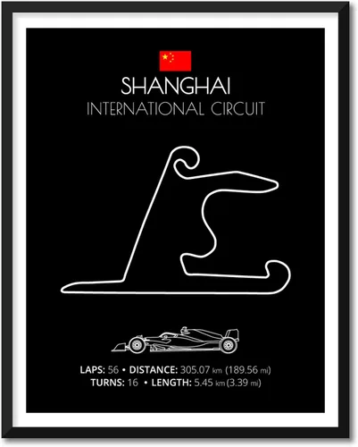 Vista 8 de Custom Car Posters Póster hecho a mano compatible con Autodromo Enzo e Dino Ferrari (Imola, Italia), póster de pista de carreras diseñado