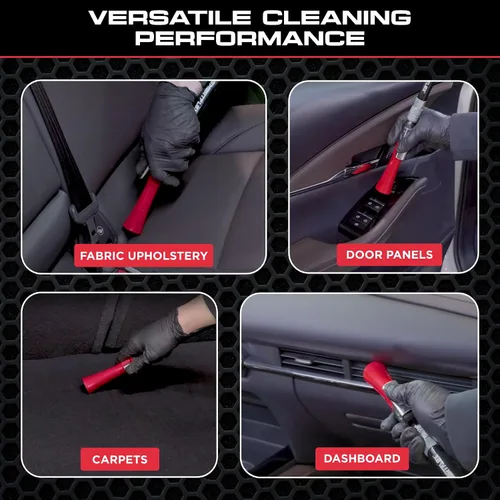 Vista 5 de Tornador Z-007 Mini Herramienta de limpieza de automóviles de alta presión compacta Diseño ergonómico que acelera el detalle interior Funciona