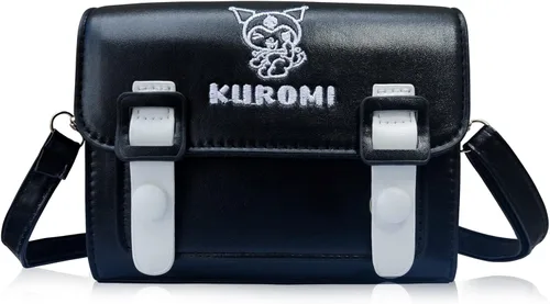 Vista 2 de Kawaii, monederos pequeños para mujer, bolso de anime japonés, lindo bolso de hombro, bolsos de mensajero de cuero para niños