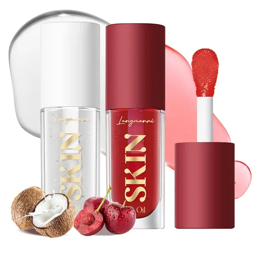 Vista 17 de BANGFENG Big Brush Head - Tinte hidratante para labios con brillo labial, brillo labial hidratante, bálsamo labial tintado, cuidado de labios 1