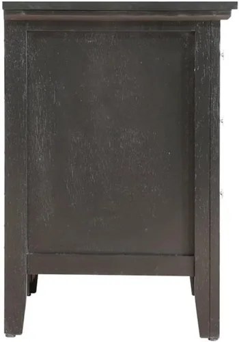 Vista 6 de Glory Furniture Mesita de noche Hammond con 3 cajones en color negro