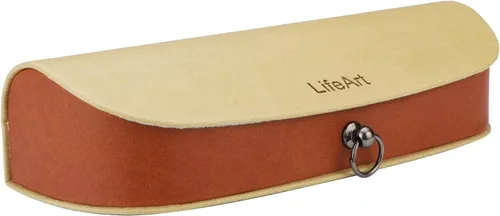 Vista 28 de LifeArt Caso duro de la lente de la cáscara, caso de gafas de sol portátil, Caso de la lente de cuero de la PU de moda, ligero 2lian_negro