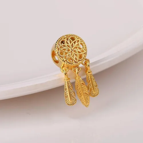 Vista 3 de Clearance Bead Charm 925 Sterling Silver Pendant,Girl Jewelry Beads Gifts for Women Bracelet&Necklace