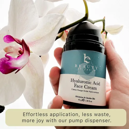 Vista 6 de Hidratante de ácido hialurónico para la cara, fabricado en Estados Unidos con ingredientes orgánicos y naturales, hidratante antienvejecimiento