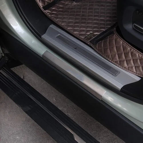 Vista 5 de Placa de acero inoxidable para puerta exterior para Range Rover Sport Vogue 2014-2017 accesorios de coche, estilo 1