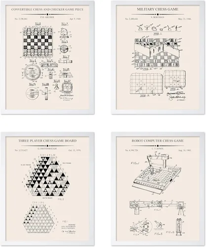 Vista 33 de Poster Master Póster de juguete de construcción de 2 piezas, estampado de patente de bloques de construcción, arte de minifigura, diseño