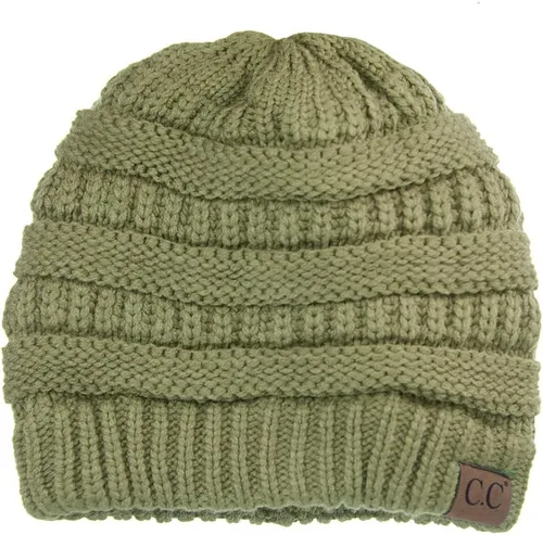 Vista 498 de C.C Trendy Warm Chunky Soft Stretch Cable Knit Beanie