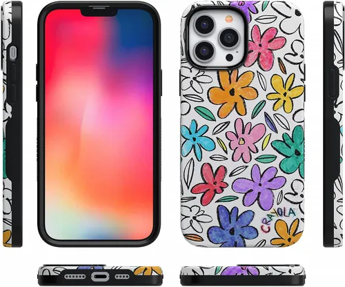 Vista 7 de Casely Funda para iPhone 13 Pro Fuera de las líneas Marcador Crayola Diseño protector audaz Compatible con MagSafe