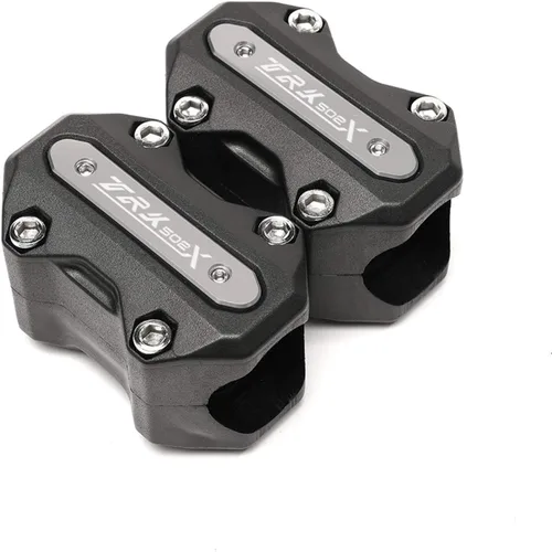 Vista 8 de Para Benelli TRK 502X Adventure TRK502 2019 2020 Barras de choque de motocicleta Bloque Protector de motor con logotipo TRK502X Anticaída Frame Negro